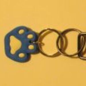 Wristlet Strap Keychain with Paw Print Charm #9112026